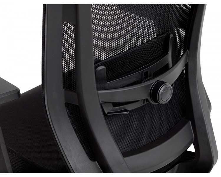 Silla giratoria q-connect ergonomica respaldo alto y reposacabeza ajustable en altura 1180+100x630x625 mm