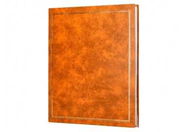 Album de fotos liderpapel anillas serie classic con 20 hojas autoadhesivas color marron
