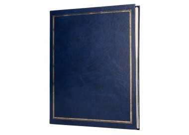Album de fotos liderpapel anillas serie classic con 20 hojas autoadhesivas color azul