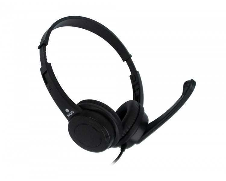 Auricular ngs vox 505 microfono y control de volumen diadema ajustable