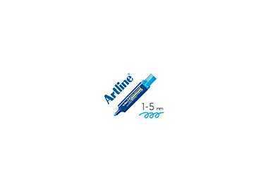 Rotulador artline fluorescente eks-600 azul punta biselada