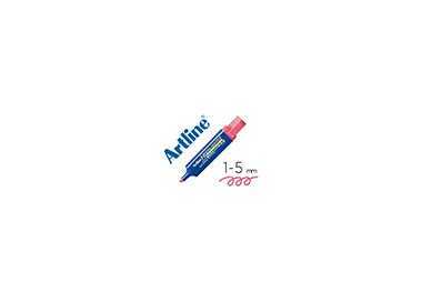 Rotulador artline fluorescente eks-600 rosa punta biselada