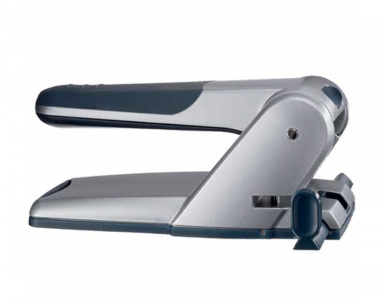 Taladrador petrus 305 metalico capacidad de 65 hojas color plata