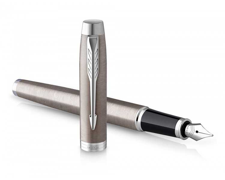 Juego parker im essential acero ct boligrafo + pluma