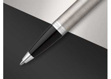 Juego parker im essential acero ct boligrafo + pluma