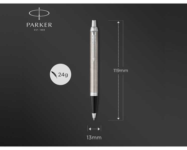 Juego parker im essential acero ct boligrafo + pluma