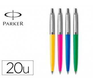 Boligrafo parker jotter originals años 90 transit lote de 20 unidades colores surtidos