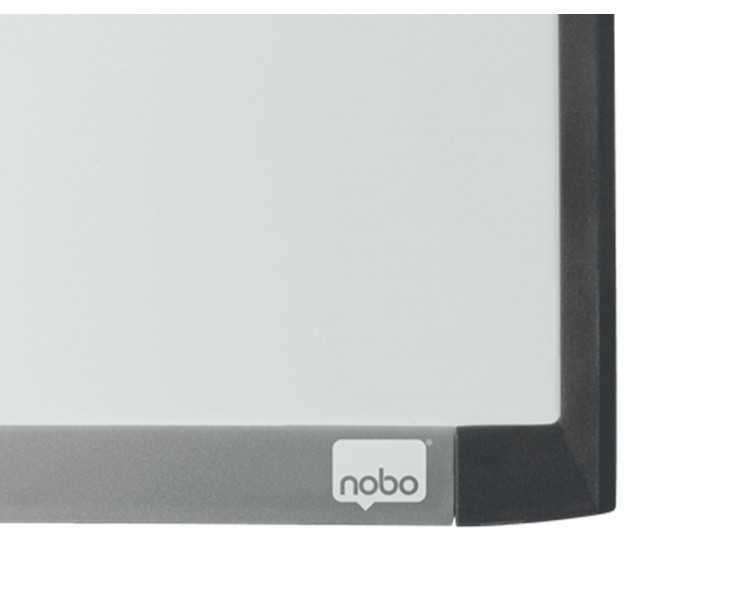 Pizarra blanca nobo magnetica con tablero de corcho 585x430 mm