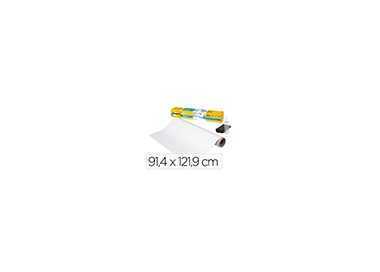 Pizarra blanca post-it super sticky flex adhesiva removible rollo 91,4x121,9 cm