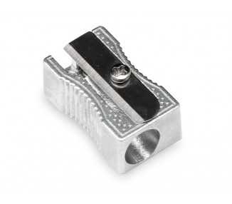 Sacapuntas q-connect metalico rectangular 1 uso