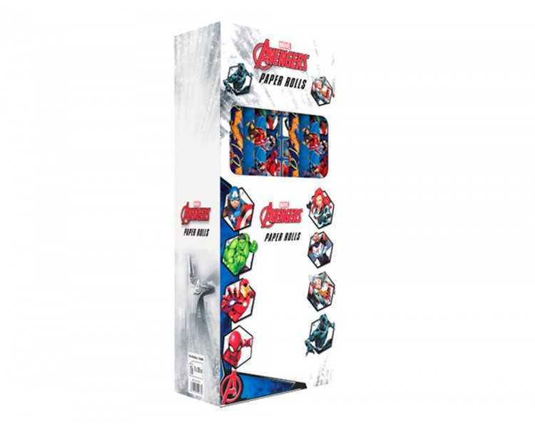 Papel de regalo basika marvel rollo de 70 x 200 cm 60 gr modelos surtidos