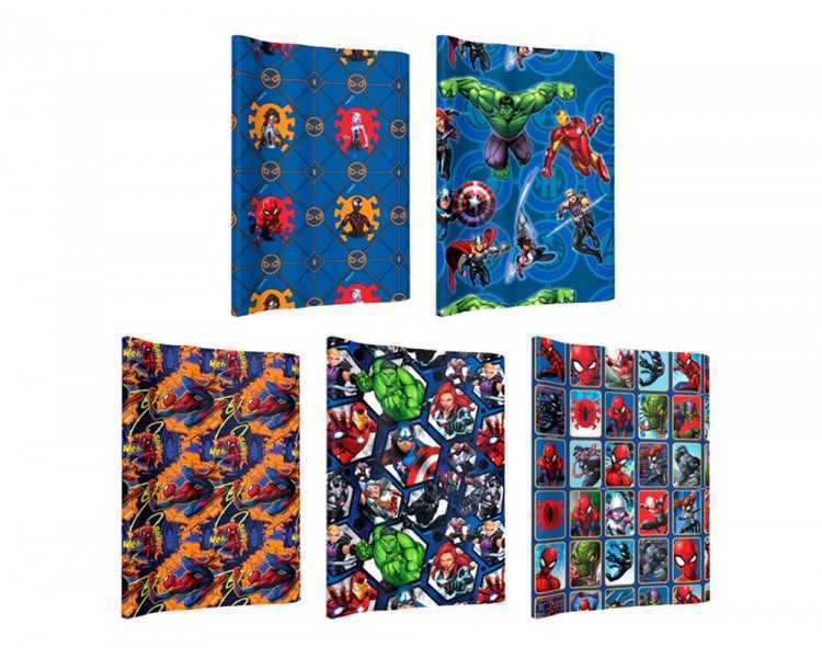 Papel de regalo basika marvel rollo de 70 x 200 cm 60 gr modelos surtidos