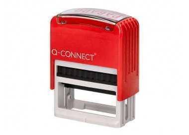 Sello entintado automatico q-connect pagado almohadilla 14x38 mm color rojo Sello entintado automatico q-connect pagado almohadilla 14x38 mm color rojo