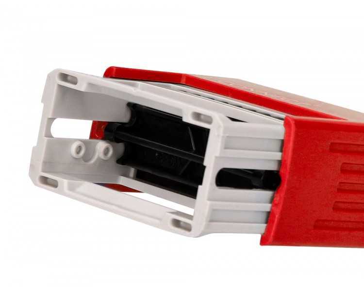 Sello entintado automatico q-connect pagado almohadilla 14x38 mm color rojo