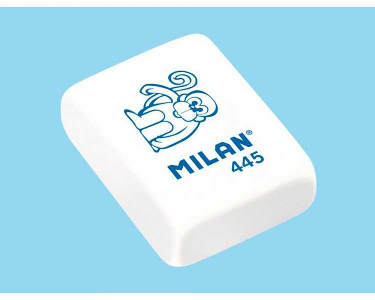 Goma de borrar milan 445 blister de 5 unidades