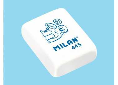 Goma de borrar milan 445 blister de 5 unidades