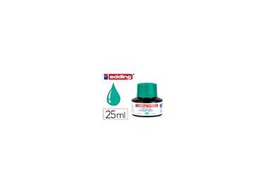 Tinta rotulador edding mtk25 con sistema capilar color verde bote 25 ml