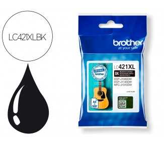 Ink-jet brother lc421xlbk dcp-j1050dw / dcp-j1140dw / mfc-j10 negro 500 paginas