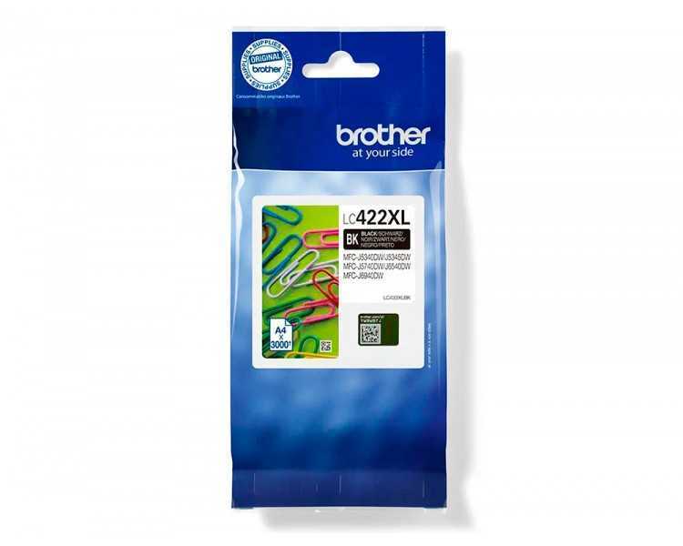 Ink-jet brother lc-422xlbk negro mfc-j5340dw / mfc-j5740dw / mfc-j6540dw / mfc-j6940dw 3000 paginas