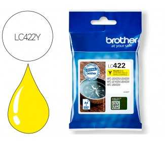 Ink-jet brother lc-422y yellow mfc-j5340dw / mfc-j5740dw / mfc-j6540dw / mfc-j6940dw 550 paginas