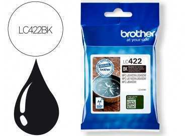 Ink-jet brother lc-422bk negro mfc-j5340dw / mfc-j5740dw / mfc-j6540dw / mfc-j6940dw 550 paginas