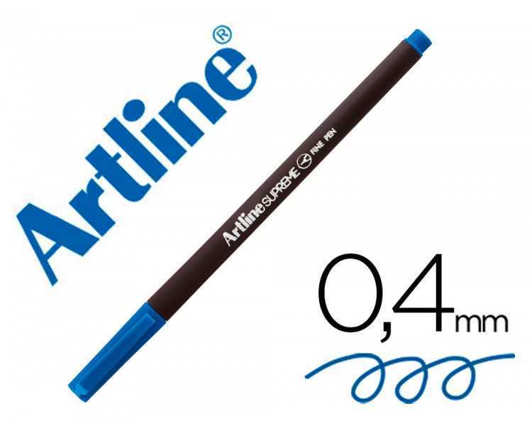 Rotulador artline supreme epfs200 fine liner punta de fibra azul ultramar 0,4 mm