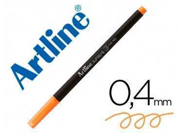 Rotulador artline supreme epfs200 fine liner punta de fibra naranja claro 0,4 mm