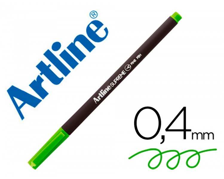 Rotulador artline supreme epfs200 fine liner punta de fibra amarillo limon 0,4 mm