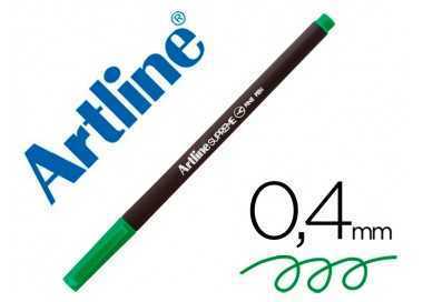 Rotulador artline supreme epfs200 fine liner punta de fibra verde 0,4 mm