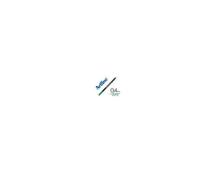 Rotulador artline supreme epfs200 fine liner punta de fibra verde 0,4 mm