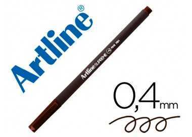 Rotulador artline supreme epfs200 fine liner punta de fibra marron oscuro 0,4 mm
