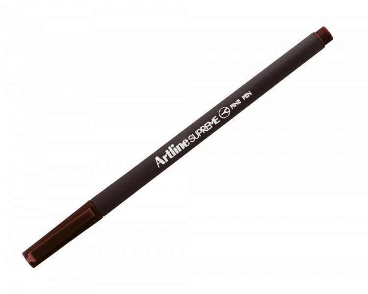 Rotulador artline supreme epfs200 fine liner punta de fibra marron oscuro 0,4 mm