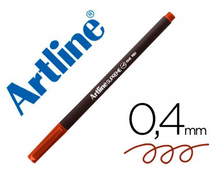 Rotulador artline supreme epfs200 fine liner punta de fibra marron 0,4 mm