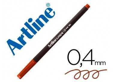 Rotulador artline supreme epfs200 fine liner punta de fibra marron 0,4 mm