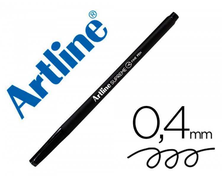 Rotulador artline supreme epfs200 fine liner punta de fibra negro 0,4 mm
