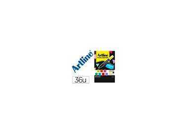 Rotulador artline fluorescente ek-660 expositor de 36 unidades colores surtidos Rotulador artline fluorescente ek-660 expositor de 36 unidades colores surtidos