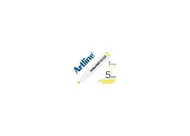 Rotulador artline fluorescente ek-660 amarillo pastel punta biselada