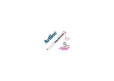 Rotulador artline fluorescente ek-660 rosa pastel punta biselada