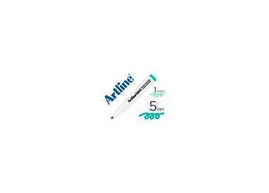 Rotulador artline fluorescente ek-660 verde pastel punta biselada