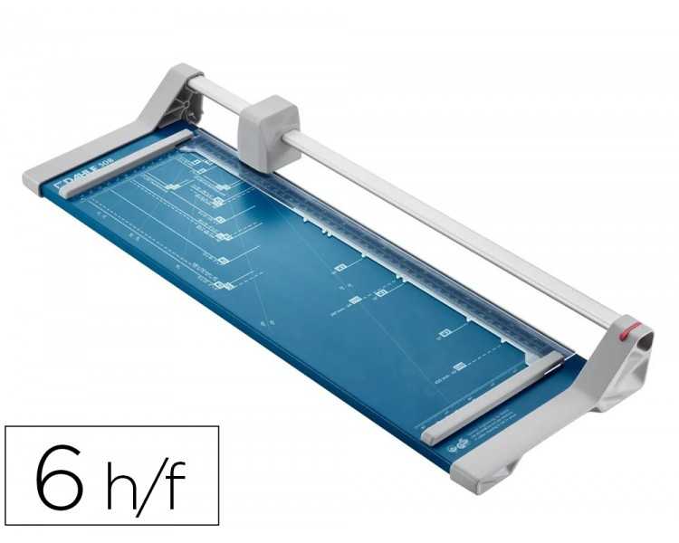 Cizalla de rodillo dahle 508 con base metalica din a3 capacidad de corte 6 hojas