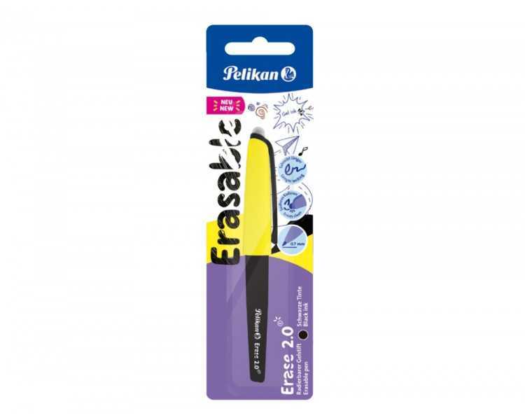 Roller pelikan erase 2.0 borrable punta 0,7 mm tinta gel color negro