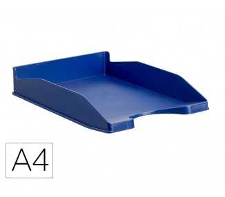 Bandeja sobremesa archivo 2000 ecogreen plastico 100% reciclada apilable formatos din a4 y folio color azul