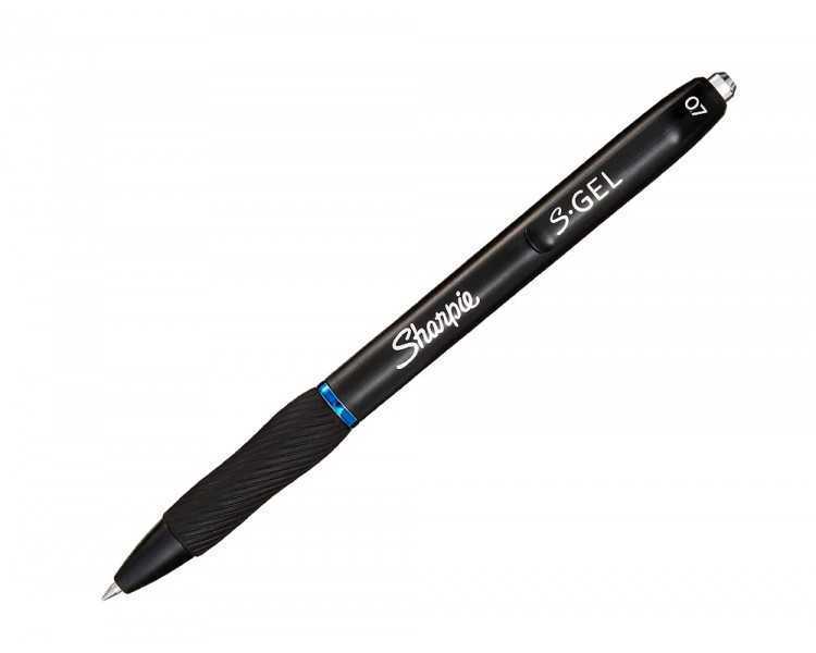 Boligrafo sharpie retractil tinta gel punta 0,7 mm color azul