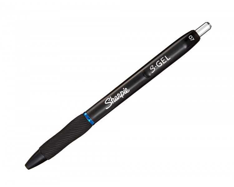 Boligrafo sharpie retractil tinta gel punta 0,7 mm color azul