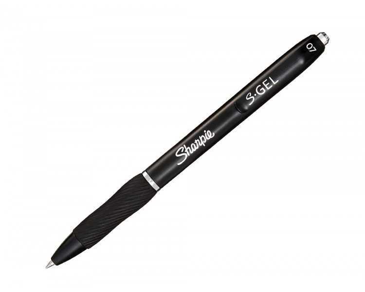Boligrafo sharpie retractil tinta gel punta 0,7 mm color negro