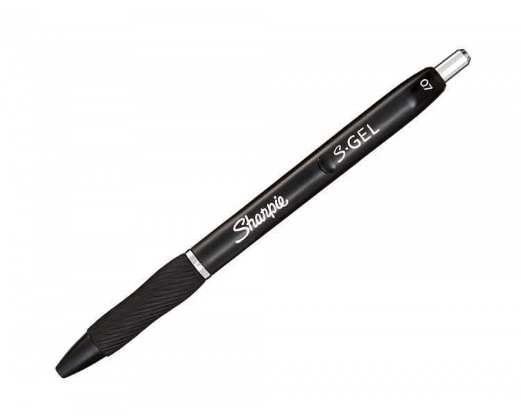 Boligrafo sharpie retractil tinta gel punta 0,7 mm color negro