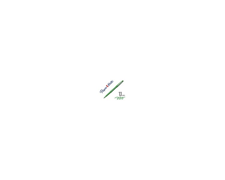 Rotulador paper mate flair original punta fibra verde