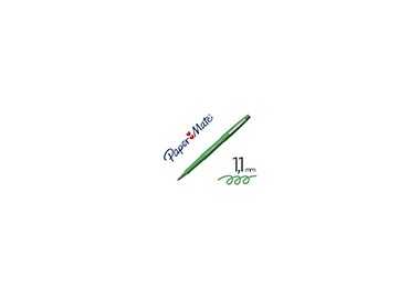 Rotulador paper mate flair original punta fibra verde