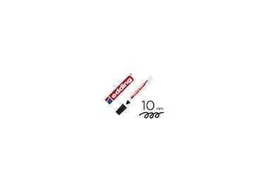 Marcador edding permanente 950 pasta opaca negra punta redonda 10 mm para superficies oxidadas/rugosas