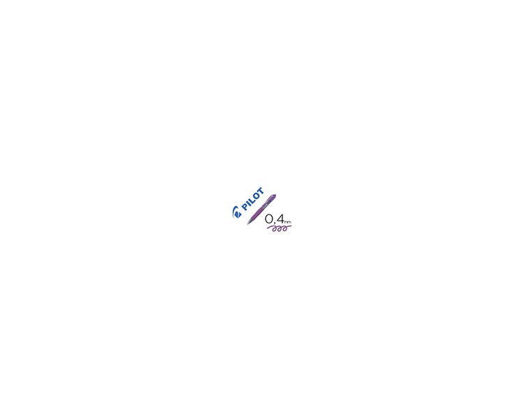 Boligrafo pilot g-2 pixie violeta tinta gel retractil sujecion de caucho